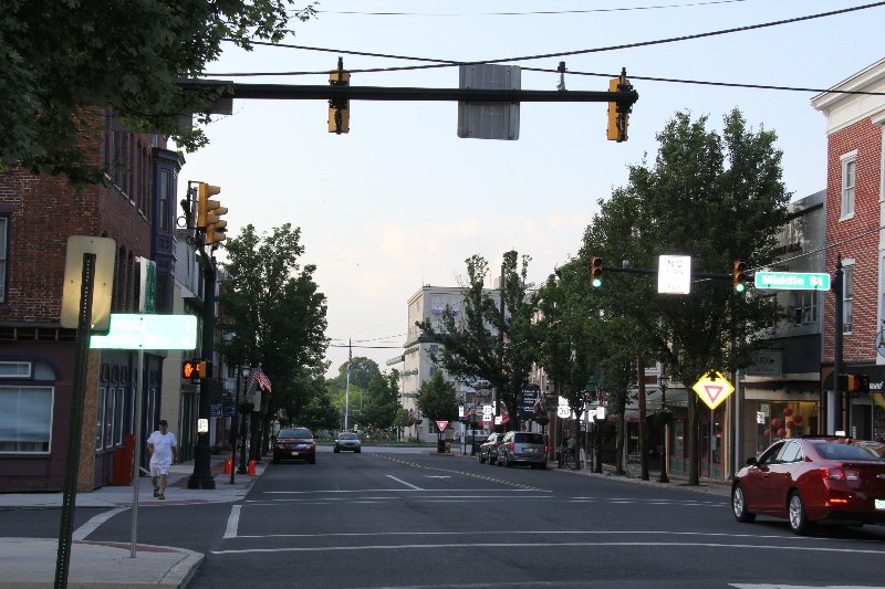 Historic buildings downtown Gettysburg