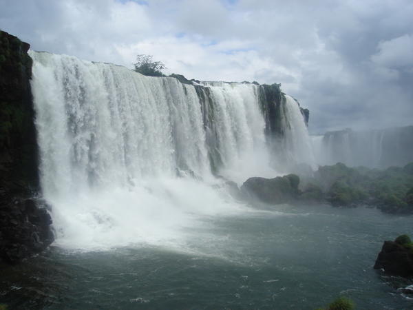 The biggest waterfall on the brazilian side