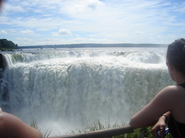 Iguassu this waterfall is called the devils throat 