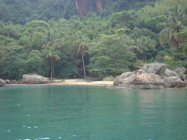 one of many tiny secluded beaches