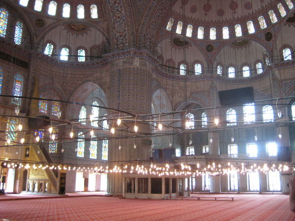 Insıde the Blue Mosque