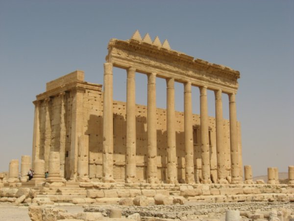 The temple at Palmyra