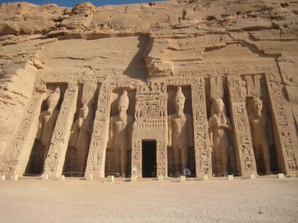 the small temple at abu simbel