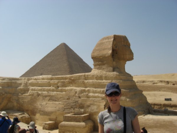 Triona with the Sphinx