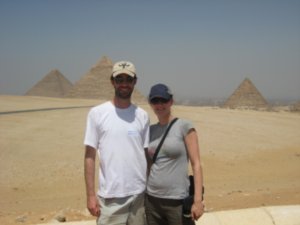 viewing point over the pyramids