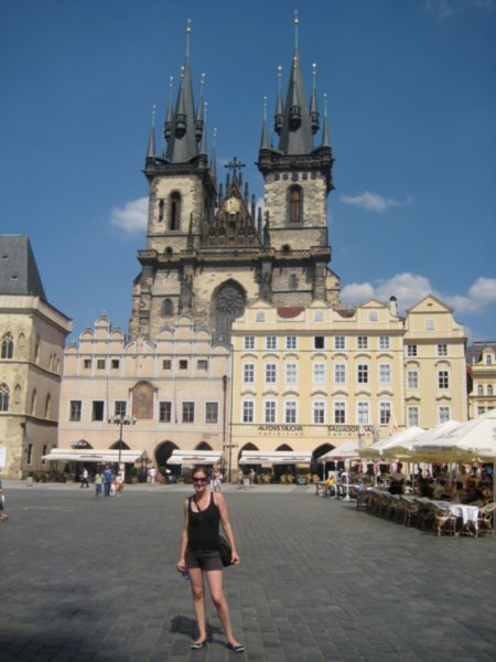 Pragues main square