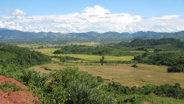 Northern Laos countryside