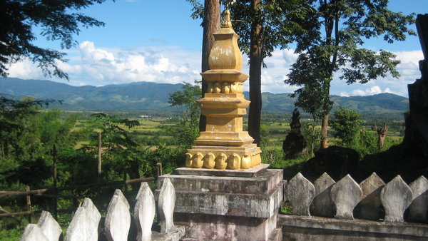 Laos hilltop Wat