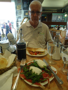 First Lunch in Rome