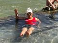 Mi Hyon relaxing in Hot Springs