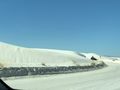 Snow Plowed Gypsum Road