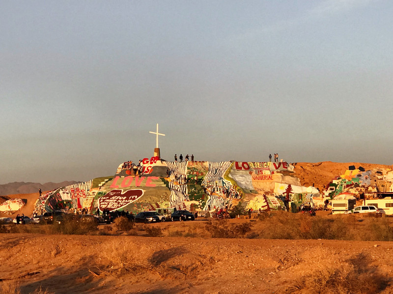 Full view of Salvation Mountain