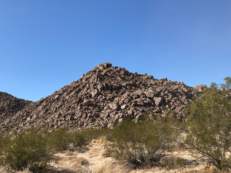 Formations change to Piles of Boulders