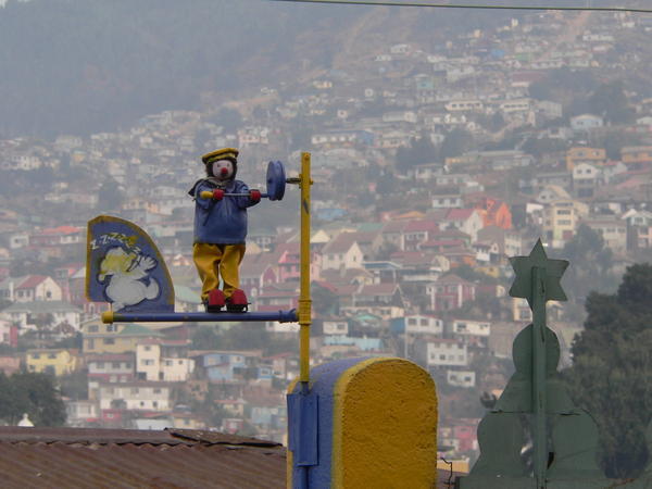 View across Valparaiso