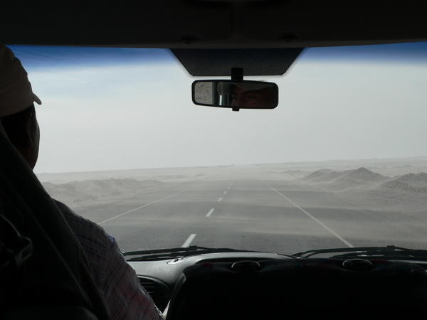 What do you expect driving through a desert...