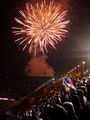 The official fireworks after San Lorenzo were crowned champions