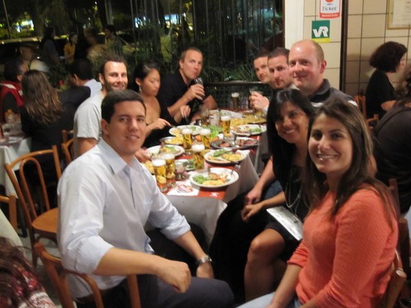 First night meal in Gavea