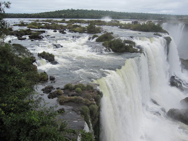 Iguazu Falls - viewed from Brazil