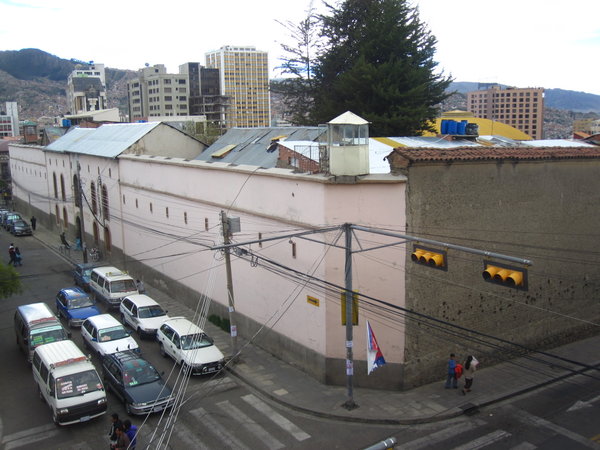 San Pedro Prison - View from hotel