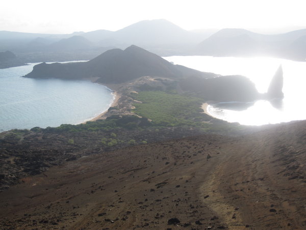 Bartolome Island from lookout point