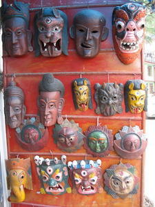 Masks Stall on Main Street