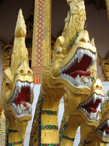 Dragons Guarding the Temple