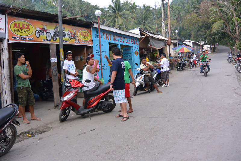 Streets of the Town at Sabang Beach