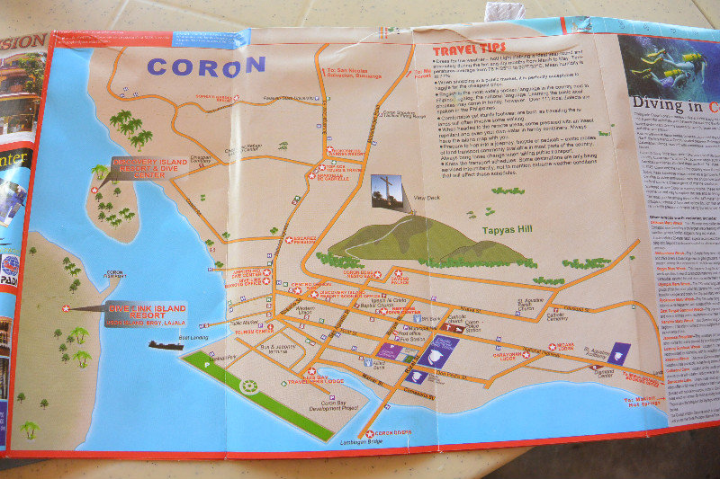 More map of Coron
