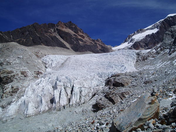 Huayna Potosi, first day; the glacier