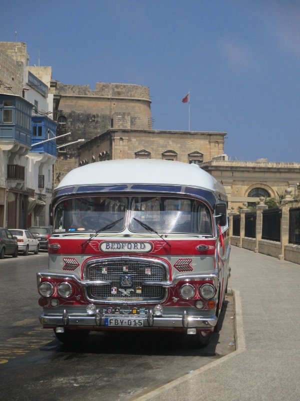 Old bus of malta