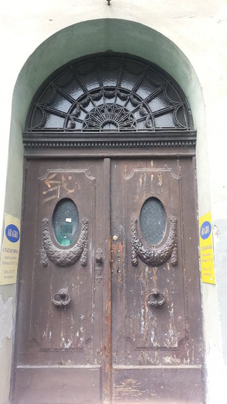 Carved doors