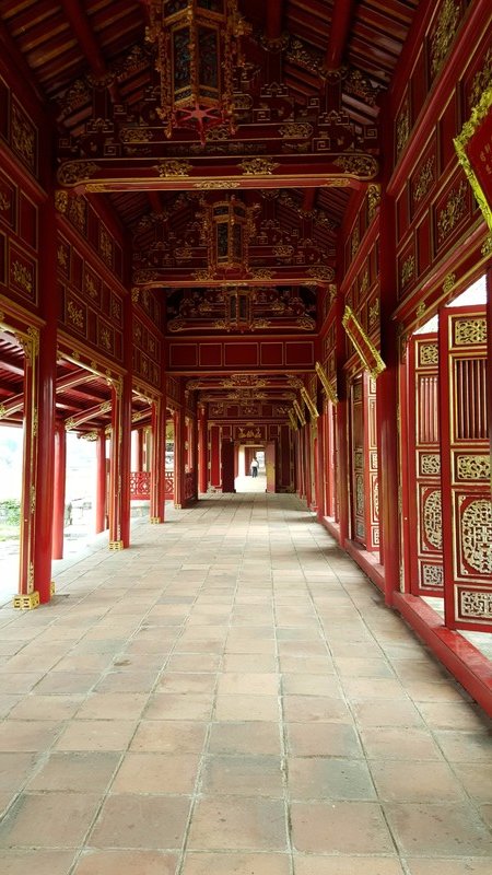 Corridor at Citadel of Hue