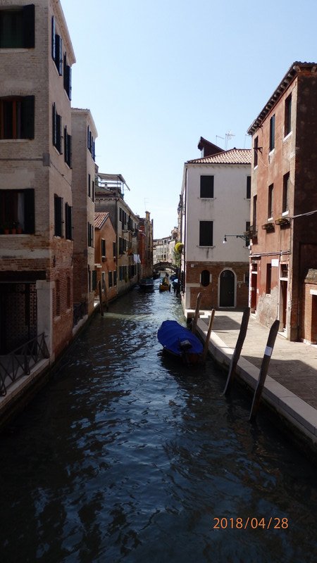 One canal in Venice