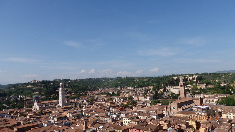 View of city of Verona