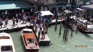 One of the many jettys in Venice