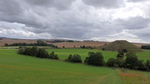 Silbury hill and Kenneth barrow together