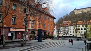 Ljubljana town square