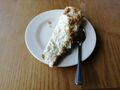 Ginger cheese cake at Wendesdale Creamery