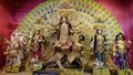 Durga Idol with other Gods and Goddesses- Central Kolkata