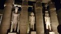 Majestic statues of the pharaohs