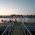 Ferry jetty at dusk