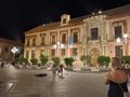 Seville city square after 10 pm
