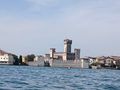 Sirmione castle from the motorboat