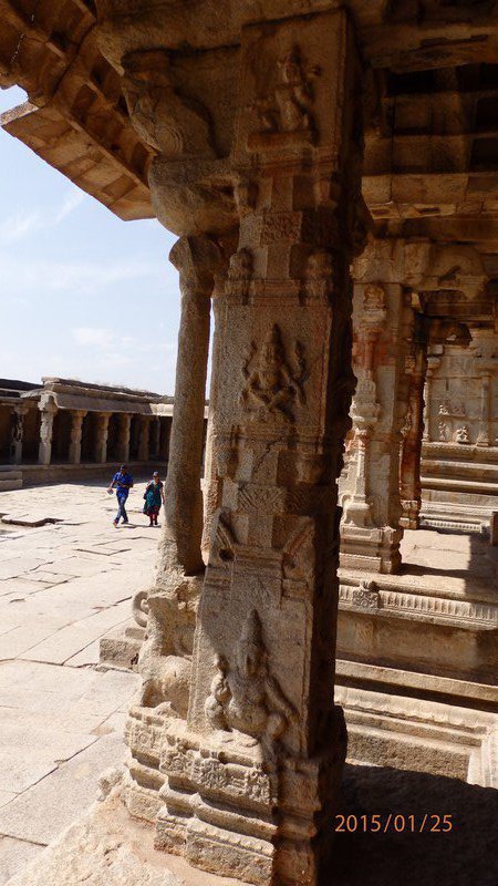 Pillars at Temple