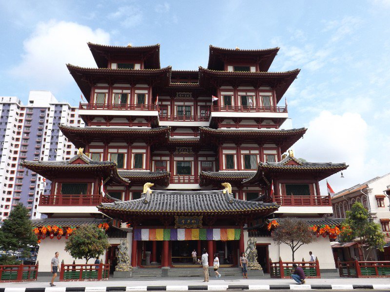 Tooth relic buddhist temple