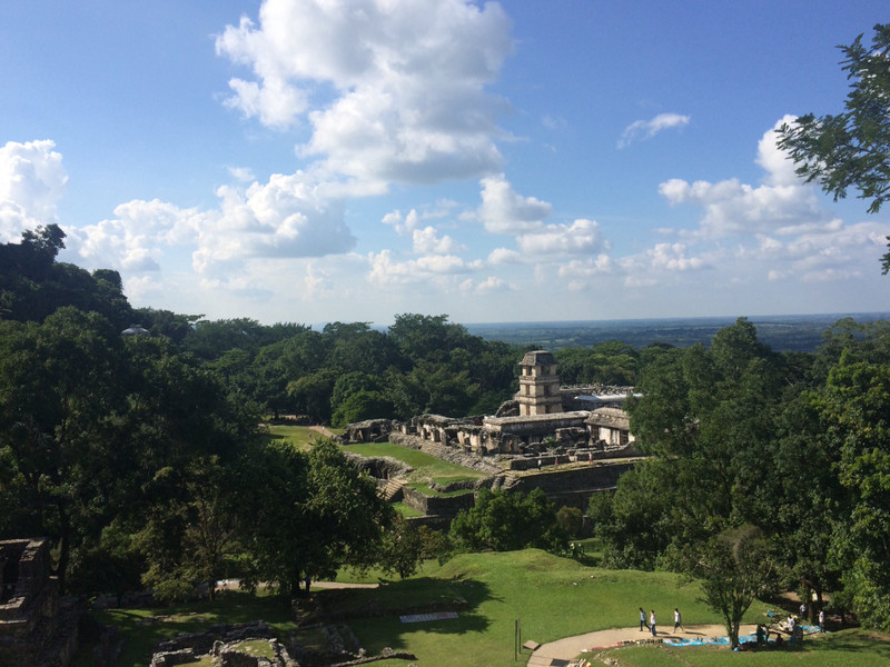 View from the temple of the sun 