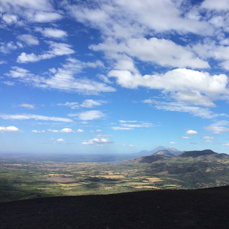 The view from the top of Cerro Negro 