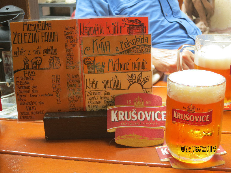 Krusovice pale beer
