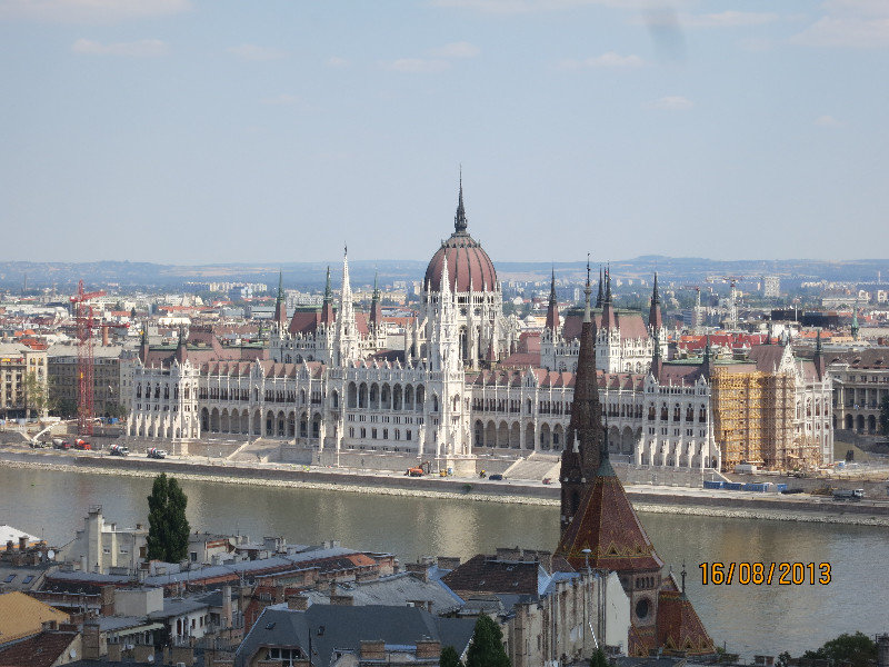 View of Parliament building from Fishermen's Bastion