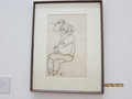 Schiele pencil drawing of his sister with her little boy